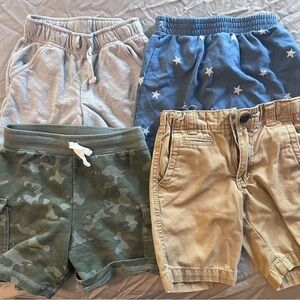 Boys Size 4 Cotton Shorts Bundle